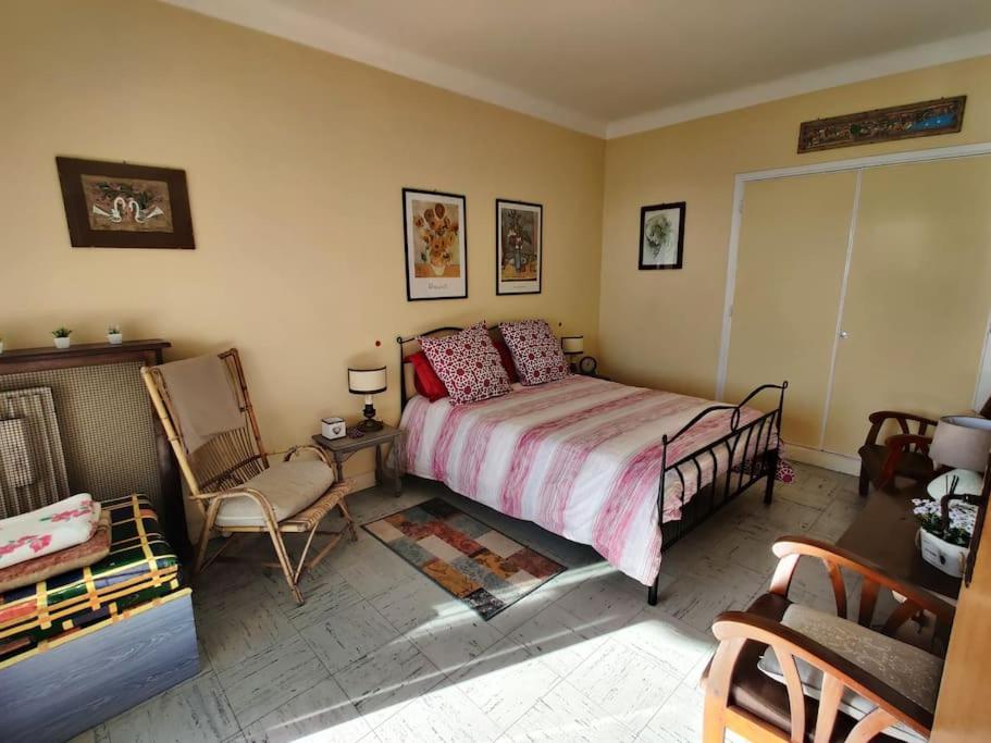 Vintage Flat On Villefranche Bay - Free Car Park 외부 사진