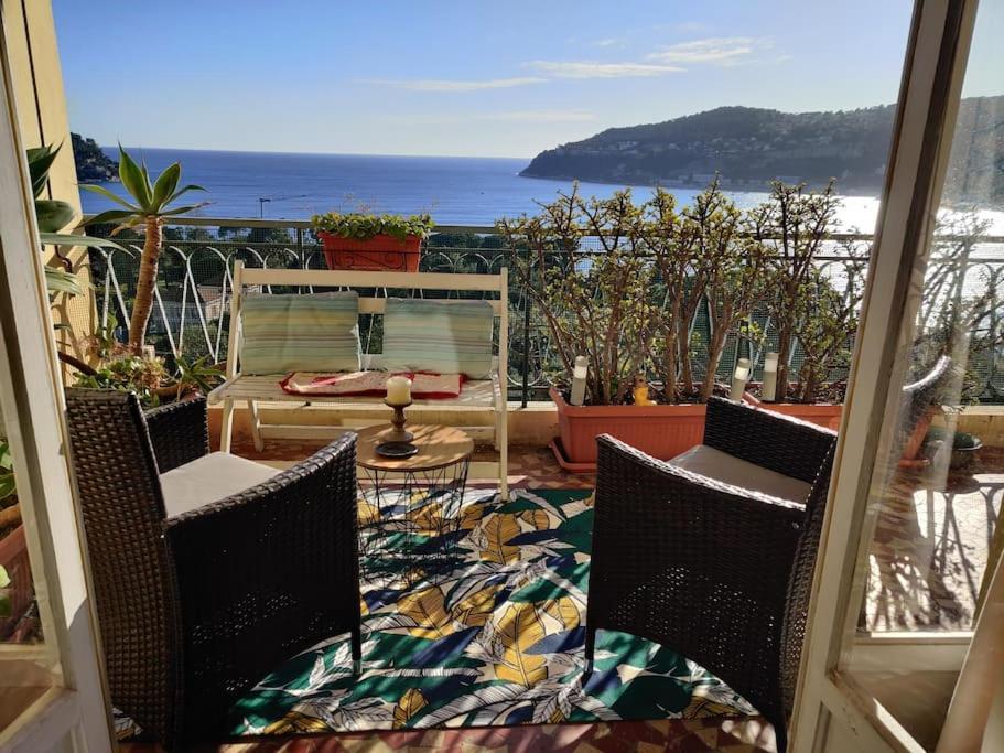Vintage Flat On Villefranche Bay - Free Car Park 외부 사진