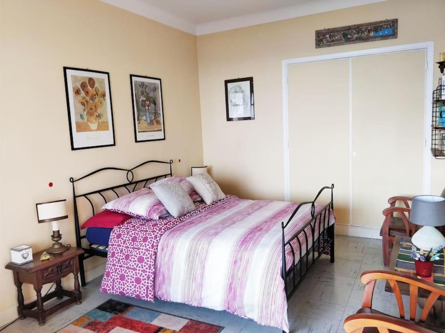 Vintage Flat On Villefranche Bay - Free Car Park 외부 사진