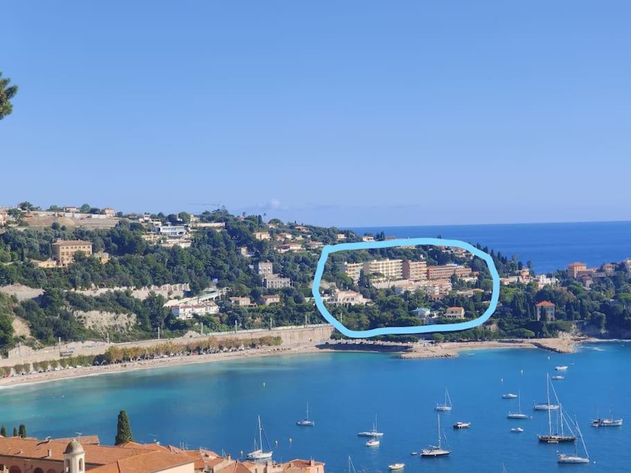 Vintage Flat On Villefranche Bay - Free Car Park 외부 사진