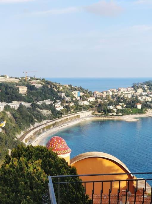 Vintage Flat On Villefranche Bay - Free Car Park 외부 사진